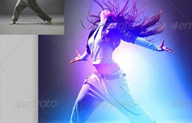 40個(gè)photoshop光暈效果動(dòng)作