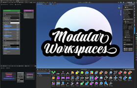 Modular Workspaces - Blender 插件和資源庫組合