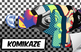 Komikaze - Blender Evee 卡通材質(zhì)預(yù)設(shè)資源包
