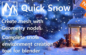 Quick Snow - Blender 創(chuàng)建雪的插件