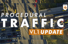 Procedural traffic - Blender車流動畫模擬插件