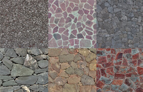 10 Rock Wall Background - 貼圖紋理