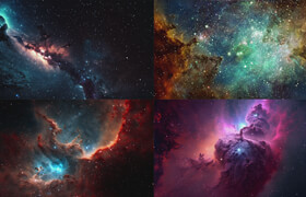 Videohive - Cosmos Backgrounds Pack 45860016 - 視頻素材