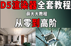 【正版】D5渲染器—從零基礎(chǔ)到高階技能系統(tǒng)教學(xué)