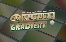 24 Nature Gradients Photoshop - ps資源