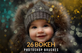 26 Bokeh Photoshop Brushes - 筆刷