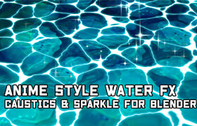 anime style caustics and sparkle FX - Blender    ?