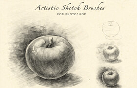 Designcuts - Artistic Sketch Brushes - ps筆刷