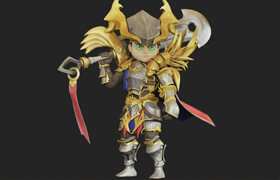 Udemy - Stylized Knight for Cinematics in Blender by Hamidreza Afshari (Victory3D)