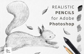 8 Realistic Graphic Pencils - PS 筆刷
