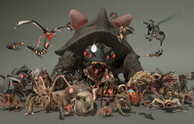 PROTOFACTOR, INC - Monsters Full Pack Vol 1 - 模型