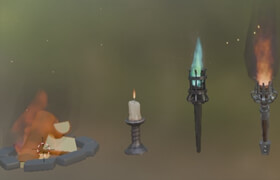 Udemy - Blender Geometry Node Fire Animation