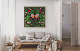 Udemy - Draw Butterly and Floral Simple Garden with Procreate