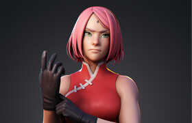 Sakura Haruno - Character Creation in Blender by YanSculpts