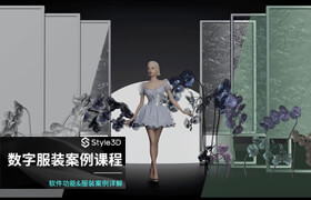 【正版】【大師】Style3d數字服裝高階課程【實戰案例】