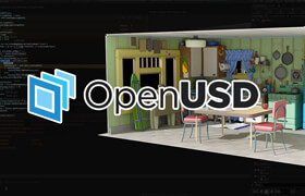 【正版】【大師】Pixar openUSD 在實際制作流程中的應用方法