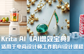 【正版】【大師】Krita AI《AI增效寶典》專為設(shè)計(jì)師研發(fā)的AI設(shè)計(jì)系統(tǒng)課程