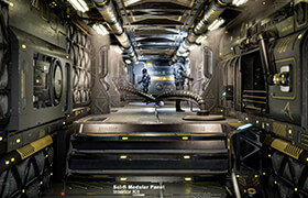 Blender Market - Sci-Fi Modular Panel Kit Vol - 2