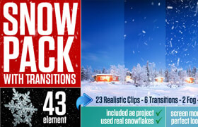 Videohive - Snow Pack with Transitions - 視頻素材