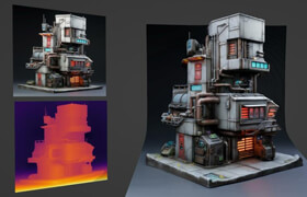 zform - 將深度圖和圖像轉換為 3D 網格的blender 插件