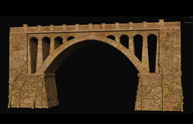 CGSide - Roman bridge - Houdini modeling