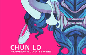 Gumroad - Chun Lo Photoshop + Procreate Brushes - 筆刷  