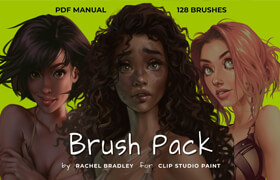 Clip Studio Paint  - Brush Pack by Rachel Bradley - 筆刷