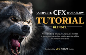Vfxgrace - Blender Animal Full Tutorial - Complete