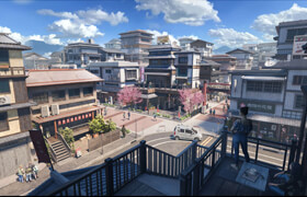 Kitbash3d - Japanese Neighborhoods All Formats - 模型