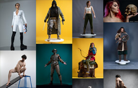 Artstation網(wǎng)站的14套人物參考照片