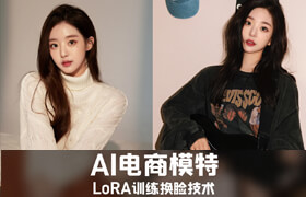 【正版】AI換臉與LoRA訓練零基礎快速入門