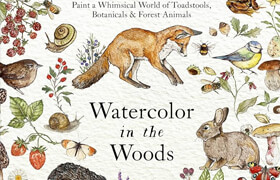 Watercolor in the Woods Paint a Whimsical World of Forest Animals, Botanicals, Toadstools and More 9 (True EPUB) - book
