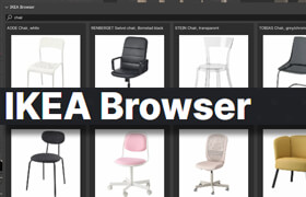 IKEA Browser - Blender導入宜家網站家具模型的插件