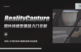 【正版】RealityCapture 用照片轉化模型-基礎入門到進階全解