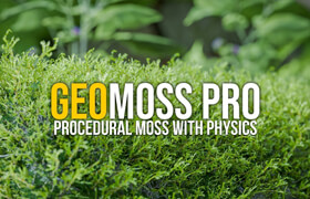 Geomoss Pro - Blender 物理苔蘚插件