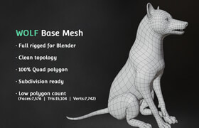 Wolf Base Mesh