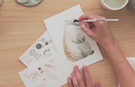 Udemy - Beginner Watercolor Paint Charming Woodland Creatures