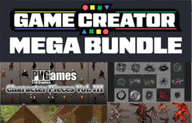 Game Creator MEGA Bundle - 游戲資源