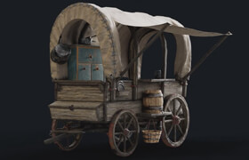 Udemy - Mastering 3D Design Old Western Wagon