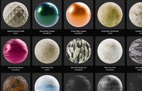 Substance Materials - Paint category (200+ materials)