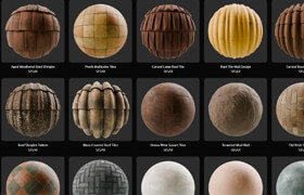 Substance Materials - Terracotta category (200+ materials)