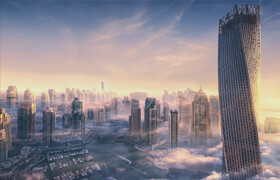 Udemy - Creating Golden Hour Atmosphere to Cityscape in Photoshop