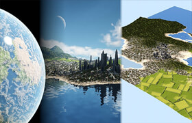 SHC Procedural planet and terrain tool
