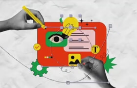 Skillshare - Intro to Motion Design 2025  Simple & Easy Collage Animation In After Effects