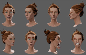 Minerva - character rig for maya - 模型