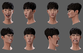 Mireuk - character rig for maya - 模型