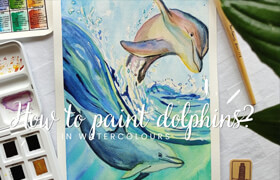 Udemy - How to Paint Dolphins in Watercolours