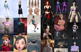 Daz 3D Poser Bundle 1 April 2025
