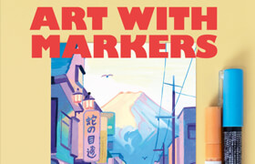 Art with Markers A Step-by-Step Guide to Creating Vivid Landscapes and Cityscapes with Acrylic Pens (True EPUB) - book
