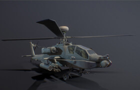 Superhivemarket - Boeing AH-64D Longbow Apache Attack Helicopter - 模型